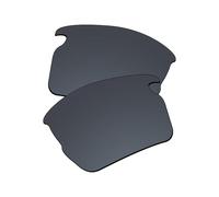 EZReplace Lentes de repuesto para gafas de sol Oakley Flak 2.0 XXL OO9488 de 63 mm, Negro espejo, Talla única