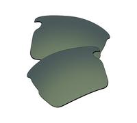 EZReplace Lentes de repuesto para gafas de sol Oakley Flak 2.0 XXL OO9488 de 63 mm, Verde té, Talla única