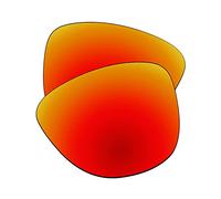 EZReplace Lentes de repuesto para gafas de sol Oakley Frogskins OO9013 (lentes polarizadas), se adapta al marco Oakley Frogskins (rojo fuego)