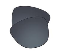 EZReplace Lentes de repuesto para gafas de sol Oakley Frogskins OO9013 (lentes polarizadas), se adapta al marco Oakley Frogskins (negro espejo)