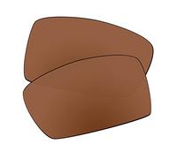 EZReplace Lentes de repuesto para gafas de sol Oakley Gascan OO9014 (lentes polarizadas), se adapta a Oakley Gascan Frame (marrón granate)