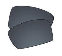 EZReplace Lentes de repuesto para gafas de sol Oakley Gascan OO9014 (lentes polarizadas), se adapta al marco Oakley Gascan (espejo negro)