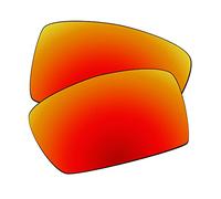 EZReplace Lentes de repuesto para gafas de sol Oakley Gascan OO9014 (lentes polarizadas), se adapta al marco Oakley Gascan (rojo fuego)
