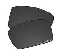 EZReplace Lentes de repuesto para gafas de sol Oakley Gascan OO9014 (lentes polarizadas), se adapta al marco Oakley Gascan (policarbonato negro carbón actualizado)