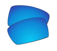EZReplace Lentes de repuesto para gafas de sol Oakley Gascan OO9014 (lentes polarizadas), se adapta al marco Oakley Gascan (azul hielo)