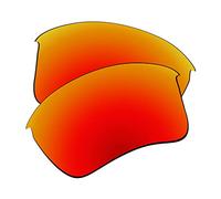 EZReplace Lentes de repuesto para gafas de sol Oakley Half Jacket 2.0 XL OO9154 (lentes polarizadas) - Se adapta a Oakley Half Jacket 2.0 XL Frame (rojo fuego)