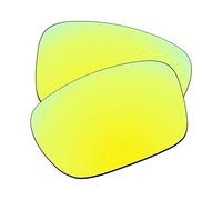 EZReplace Lentes de repuesto para gafas de sol Oakley Holbrook Mix OO9384 (lentes polarizadas) - Se adapta al marco Oakley Holbrook Mix (amarillo dorado)