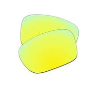 EZReplace Lentes de repuesto para gafas de sol Oakley Holbrook RX OX8156 de 54 mm (lentes polarizadas), se adapta a Oakley Holbrook RX Frame (amarillo dorado)