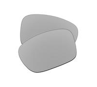 EZReplace Lentes de repuesto para gafas de sol Oakley Holbrook RX OX8156 de 54 mm (lentes polarizadas), se adapta a Oakley Holbrook RX Frame (metal plateado)