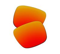 EZReplace Lentes de repuesto para gafas de sol Oakley Holbrook S OO9509 de 53 mm, Rojo fuego, Talla única
