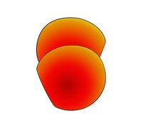 EZReplace Lentes de repuesto para gafas de sol Oakley HSTN OO9464 (lentes polarizadas), Fire Red, Talla única