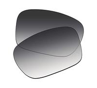 EZReplace Lentes de repuesto para gafas de sol Oakley Mainlink OO9264-57 mm (lentes polarizadas), Gris degradado, no polarizado, Talla única