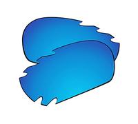 EZReplace Lentes de repuesto para gafas de sol Oakley Racing Jacket ventiladas (lentes no polarizadas) - Se adapta a Oakley Racing Jacket Vented Frame (azul hielo), Hielo Azul, Talla única