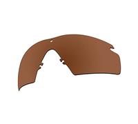 EZReplace Lentes de repuesto para gafas de sol Oakley Si Ballistic M Frame 2.0 (lentes polarizadas) - Se adapta a Oakley Si Ballistic M Frame 2.0 Frame (marrón granate)