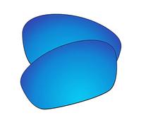 EZReplace Lentes de repuesto para gafas de sol Oakley Split Jacket Asian Fit OO9099 (lentes polarizadas), Azul (Ice), Talla única