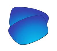EZReplace Lentes de repuesto para gafas de sol Oakley Square Wire 2 2014 OO4075 (lentes polarizadas), Hielo Azul, Talla única