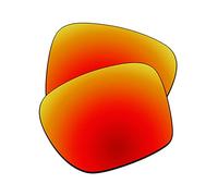 EZReplace Lentes de repuesto para gafas de sol Oakley Sylas OO9448 (lentes polarizadas), Rojo Fuego, Talla única