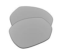 EZReplace Lentes de repuesto para gafas de sol Oakley Wire Tap 2.0 OO4145 (lentes polarizadas), Metal plateado., Talla única