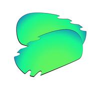 EZReplace Lentes de repuesto para Oakley Racing Jacket Vented Gafas de sol (lentes polarizadas), se adapta a Oakley Racing Jacket Vented Frame (verde primavera)