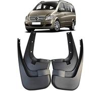 EZURI 4 Piezas Coche Guardabarros para Mercedes Benz Vito Viano W639 2012-2015, Faldillas Delantero Y Trasero Protectores de Salpicaduras，Styling Accesorios