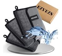 EZVEZS 3 Piezas Toalla Microfibra Coche, 40x60cm Toalla Secado Coche XXL, Súper Suaves, Universal Paños de Limpieza mágicos, Suelta Pelusa, para el Hogar, Cocina, Coches, Cabina de Ducha
