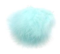 EZVFIRPDFZ 15 cm, 50 ~ 100 piezas de plumas de pavo coloridas de felpa completa, tocado, ropa, sombreros, manualidades, decoración del hogar, decoración de Halloween y bricolaje [azul claro, 10 ~ 15