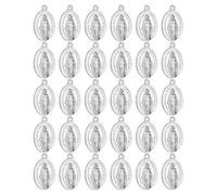 EZVFIRPDFZ Colgante de medalla milagrosa de San Cristóbal y San José, San Miguel Arcángel, San Benito, Nuestra Señora Gracia, para collar de rosario, piezas de suministros