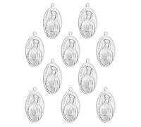 EZVFIRPDFZ Colgante de medalla milagrosa de San Cristóbal y San José, San Miguel Arcángel, San Benito, Nuestra Señora Gracia, para collar de rosario, piezas de suministros