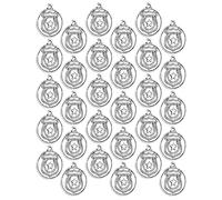 EZVFIRPDFZ Colgante de medalla milagrosa de San Cristóbal y San José, San Miguel Arcángel, San Benito, Nuestra Señora Gracia, para collar de rosario, piezas de suministros