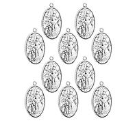 EZVFIRPDFZ Colgante de medalla milagrosa de San Cristóbal y San José, San Miguel Arcángel, San Benito, Nuestra Señora Gracia, para collar de rosario, piezas de suministros