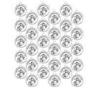 EZVFIRPDFZ Colgante de medalla milagrosa de San Cristóbal y San José, San Miguel Arcángel, San Benito, Nuestra Señora Gracia, para collar de rosario, piezas de suministros