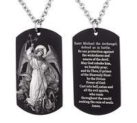 EZVFIRPDFZ Collar con etiqueta de perro con versículo bíblico de la Biblia, grabado católico cristiano, comunión cristiana, regalo de rito de confirmación