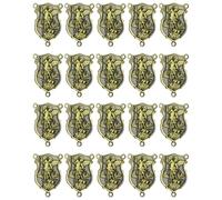 EZVFIRPDFZ Medalla milagrosa de San Benito, San Miguel, Nuestra Señora para hacer joyas de bricolaje, rosario de la Virgen María Cristo Jesús, conexión central, suministros para hacer rosarios (20