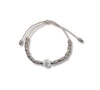 EZVFIRPDFZ Pulsera rosario de San Benito en metal y cordón ajustable, protección y bendición, diseño religioso para hombres y mujeres. Pulsera Denario Medalla de San Benito (rojo)