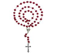 EZVFIRPDFZ Rosarios de primera comunión para niñas y niños, rosario católico para hombres, mujeres, collar de rosario como regalo para madre, abuela, ancianos, No Box