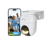 EZVIZ 6MP Cámara de Vigilancia Exterior con Batería,AOV, Wi-Fi,3K+, Cobertura 360° sin Cables, Detección IA de Personas y Vehículos, Visión Nocturna en Color, Defensa Activa, Zoom Automático, CB8 Lite