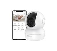 EZVIZ Cámara IP Wifi, cámara de vigilancia interior, giratoria, 1080p, audio bidireccional, detección de movimiento, visión nocturna IR, monitor de bebé compatible con Alexa, TY2