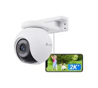 EZVIZ Cámara Vigilancia WiFi Exterior,2K+, 360°,Cámara IP de Seguridad,Visión Nocturna Colorfull con Luz Ultrabaja,IA Detección de Persona/Vehículo,Seguimiento Zoom Auto,Audio Bidireccional,Sirena,H8x