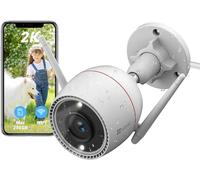 EZVIZ Camara Vigilancia WiFi Exterior,2K, IP de Seguridad,Visión Nocturna Colorida,Defensa Activa con Luz y Sirena,AI Detección de Personas,Audio Bidireccional,IP67,Compatible con Alexa,C3TN 3MP