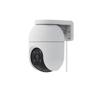EZVIZ Cámara Vigilancia WiFi Exterior 360°,2K+ Cámara IP de Seguridad,Visión Nocturna a Color,Detección IA de Personas/Vehículos,Seguimiento Zoom Auto,Audio Bidireccional,Sirena, Alexa/Google,C8c 4MP