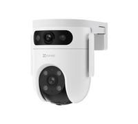EZVIZ Cámara Vigilancia WiFi Exterior 360° Doble Lente, 3K+3K Cámara de Seguridad, Visión Nocturna a Color, Detección IA de Persona/Vehículo, Audio Bidireccional, Alexa, H9c