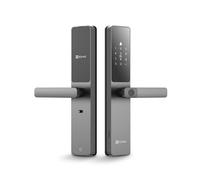 EZVIZ Cerradura inteligente DL05, cerradura de puerta de entrada sin llave 7 en 1, con acceso por huella dactilar: entrada sin llave segura, opciones de desbloqueo múltiples, alertas instantáneas