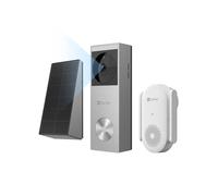 EZVIZ CP3 Pro Timbre de Video Inalámbrico con Chime CH1,2K Video Doorbell Exterior Impermeable,Detección de Personas,Visión Nocturna en Color, Audio Bidireccional,8GB eMMC Incorporado
