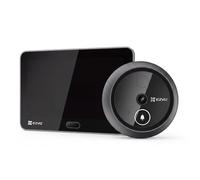 EZVIZ CP4 Pro Mirilla Digital WiFi con Pantalla Táctil Color de 4.7", 3K+ (6MP), Reconocimiento Facial Local, Detección de Humana por IA y PIR, Batería, Audio Bidireccional,WDR, Lente Impermeable
