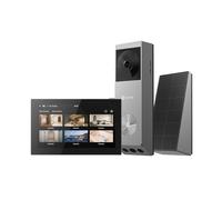 EZVIZ EP3X Pro Timbre de Video Inalámbrico con Monitor Pantalla SD7,2K Doorbell con Doble Lente,Detección de Personas/Paquete,Visión Nocturna en Color,Cambiador de Voz,32GB eMMC Incorporado