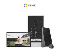 EZVIZ EP7 2K Videoportero WiFi con Batería, Panel Solar y Pantalla 7