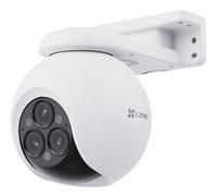 EZVIZ 12MP Cámara Vigilancia WiFi Exterior con Triple Lente, 3 × 2K+ Cámara IP de Seguridad 360°,Visión Nocturna en Color,IA Detección Persona/Vehículo,12× Zoom,Sirena,Alexa,Impermeable,H80F Multi