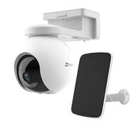 EZVIZ HB8 Pro + Solar Panel 5 W - Cámara motorizada de exterior a batería - 4K - Color Night Vision - Detección humana - Audio bidireccional - Control de voz