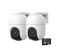 EZVIZ Lotes de C8C 2PK Camara de Vigilancia Exterior y 128GB Tarjeta