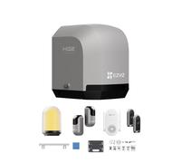EZVIZ Motor Puertas Correderas Exterior 400 kg, con 4 Metros Cremallera de Nailon y Acero, Dos Mandos a distancia, una Luz de Alarma, Wi-Fi/Bluetooth, Instalación de dos cables, Impermeable, HG2 400